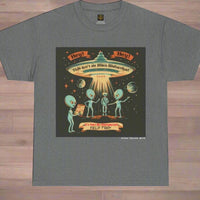 Thumbnail for Alien Quote #16, Not an Alien Abduction, It's an Unexpected Field Trip Alien T-Shirt - 4 COLORS -