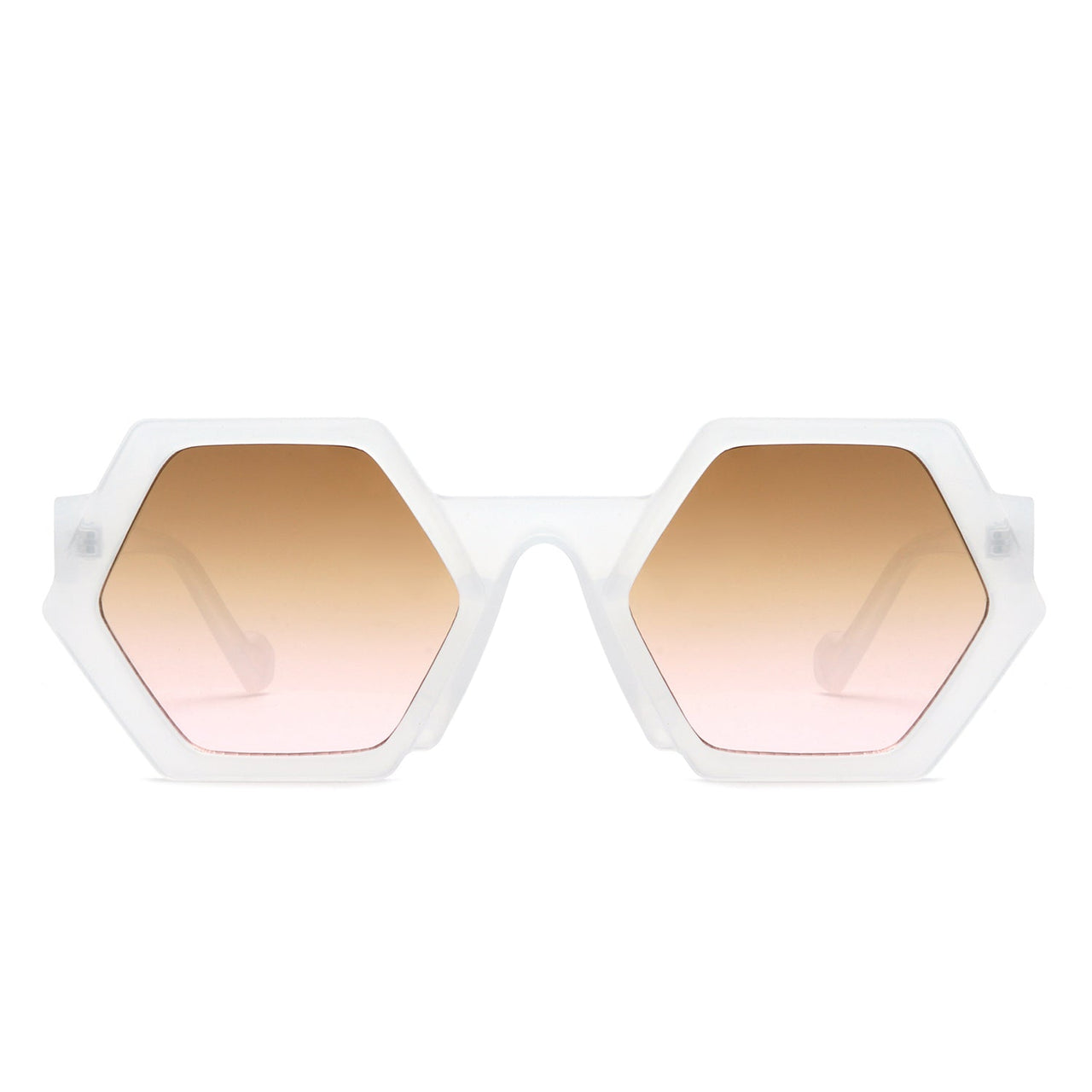 Cramilo - Starpath - Geometric Round Irregular Tinted Fashion Sunglasses - 6 COLORS -