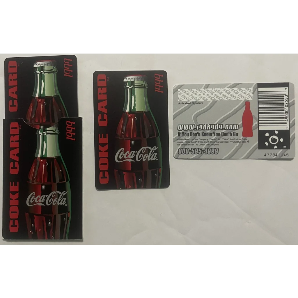 Vintage 1990s Coke Coca Cola Limited Edition 🎉 Soda Card With Cool Regional Promos