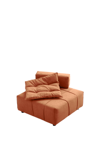 Thumbnail for Modular Sectional Single Sofa,Armless Chair With Removable Back Cushion -33.1