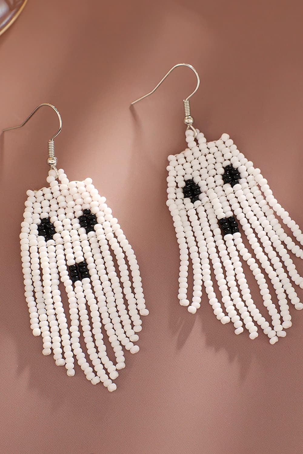 Beaded Dangle Earrings - T - 3 TYPES / COLORS -