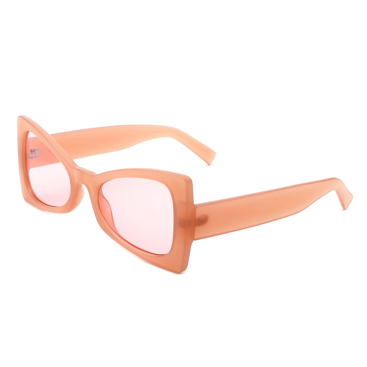 Cramilo - Bellavia - Triangle Retro Cat Eye High Pointed Tinted Fashion Sunglasses - 6 COLORS -