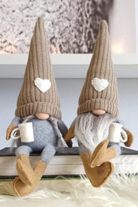 Thumbnail for 2-Pack Christmas / Year 'round Pointed Hat Gnomes - 18