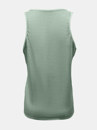 Thumbnail for Full Size Quarter Snap Scoop Neck Tank - SIZES S THRU 3XL - T - 8 COLORS -