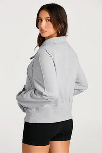 Thumbnail for Half Zip Long Sleeve Sweatshirt - T - 1 COLOR -