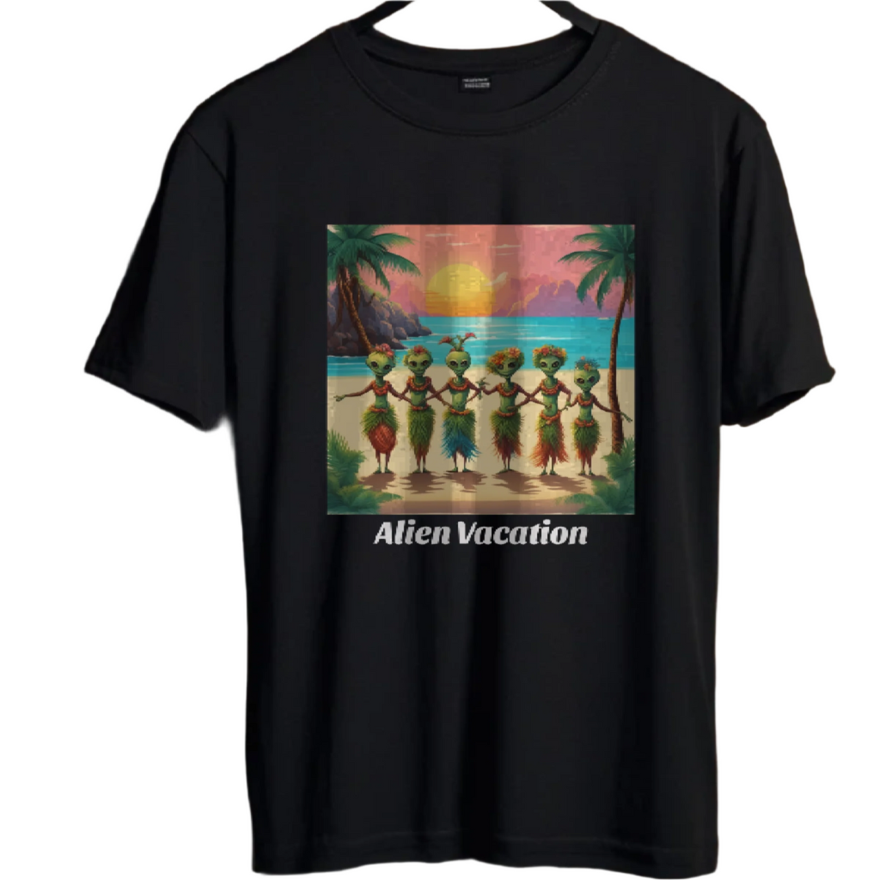 Funny Alien Vacation T-Shirt Alien Dance Funny T-Shirt - 4 COLORS -