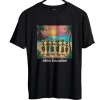 Thumbnail for Funny Alien Vacation T-Shirt Alien Dance Funny T-Shirt - 4 COLORS -