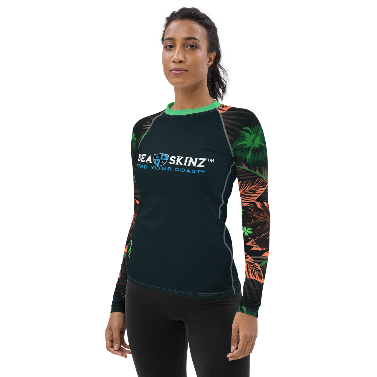 FYC - Find Your Coast® Veronica Sleeve Sea Skinz Rash Guard UPF 50+ - 1 COLOR -