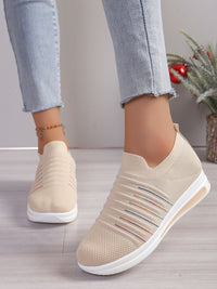 Thumbnail for Breathable Mesh Wedge Sneakers