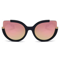 Thumbnail for Cramilo - LENOX | Women Cut Out Round Cat Eye Fashion Style Vogue Sunglasses - 4 COLORS -