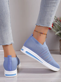 Thumbnail for Breathable Mesh Wedge Sneakers