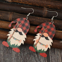 Thumbnail for Wooden Gnome Earrings - T - 1 COLOR -