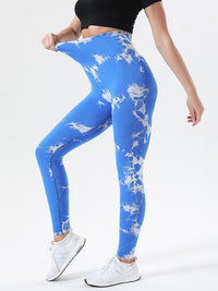 Thumbnail for Tie-Dye High Waist Active Leggings - T - 12 COLORS -