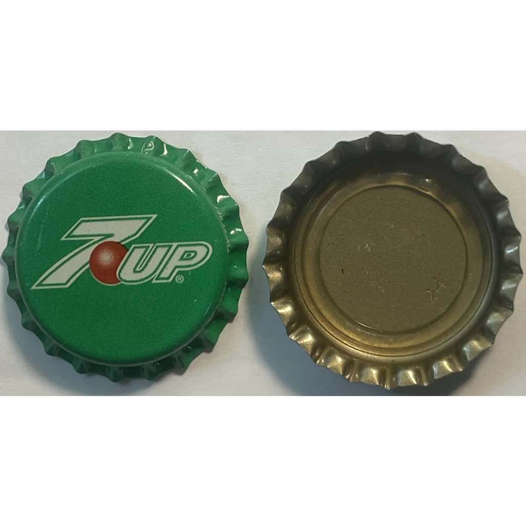 Rare Vintage 1980s 7 Up Bottle Cap, West Jefferson, NC