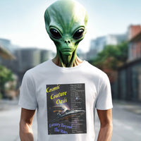 Thumbnail for Cosmic Couture Oasis T-Shirt, Daily Spaceship Tee, Alien T-Shirt - 2 COLORS -