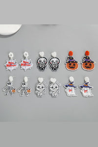 Thumbnail for Halloween Theme Earrings - T - 6 TYPE / COLORS -