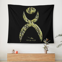 Thumbnail for OOTO - GLYPHIC EN YELLOWED MESS HALTED PHASE - D34 Wall Tapestry - 3 SIZES -