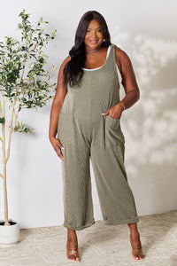 Thumbnail for Celeste Full Size Straight Overall with Pockets - SIZES S THRU 3XL - T - 1 COLOR -