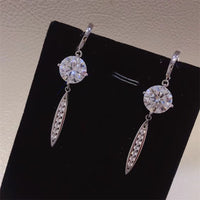 Thumbnail for 10 Carat Moissanite 925 Sterling Silver Earrings