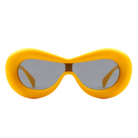 Thumbnail for Cramilo - Argo - Oversized Y2K Inflated Frame One Piece Lens Sunglasses - 6 COLORS -