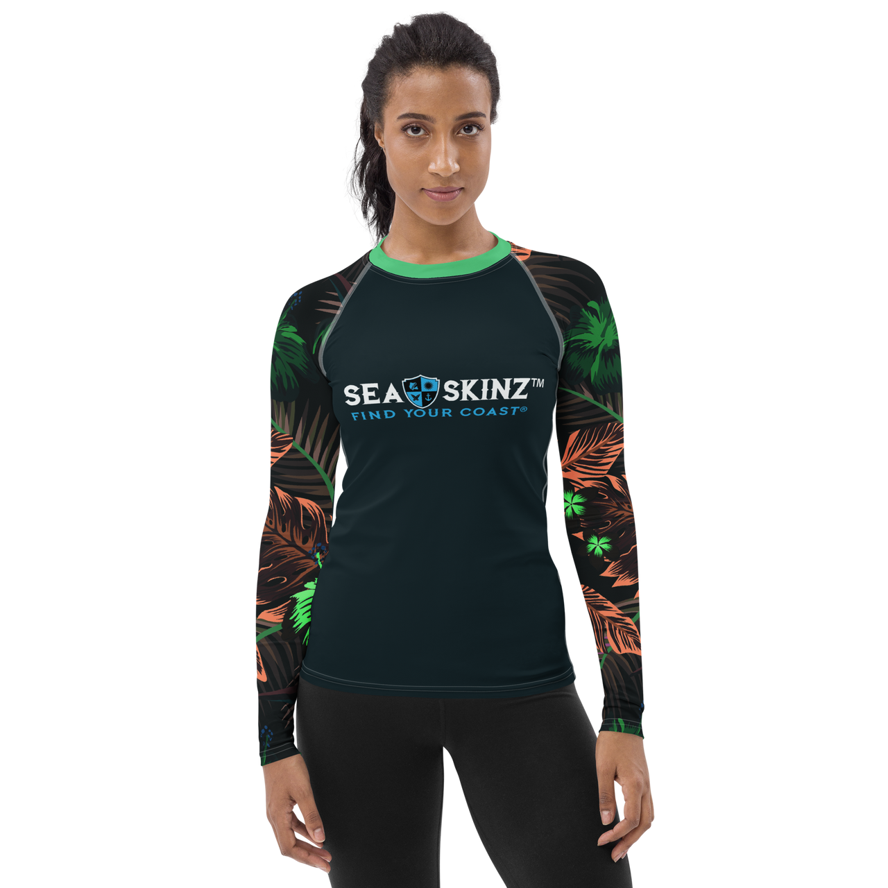 FYC - Find Your Coast® Veronica Sleeve Sea Skinz Rash Guard UPF 50+ - 1 COLOR -