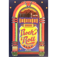 Thumbnail for Vintage 1980s Rock and Roll Beer Label, St. Louis, MO, 🎶 Jukebox!