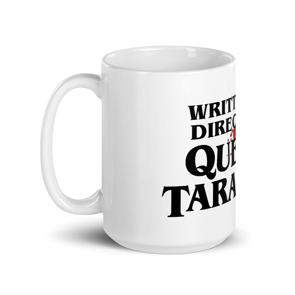 Written and Directed by Quentin Tarantino (Bloodstained) Mug - 2 SIZES - 1 COLOR -