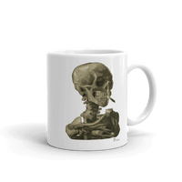 Thumbnail for Van Gogh Skull of a Skeleton With Burning Cigarette 1886 Mug - 2 SIZES - 1 COLOR -