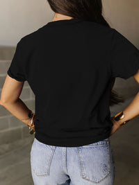 Thumbnail for Support Our Troops Full Size Graphic Round Neck Short Sleeve T-Shirt - T - 9 COLORS -