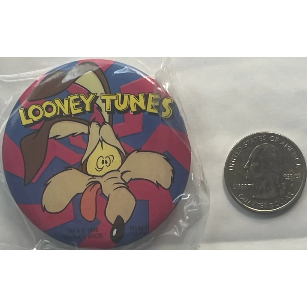 Vintage 1995 Looney Tunes Pin, Wile E. Coyote, Unopened in Package!