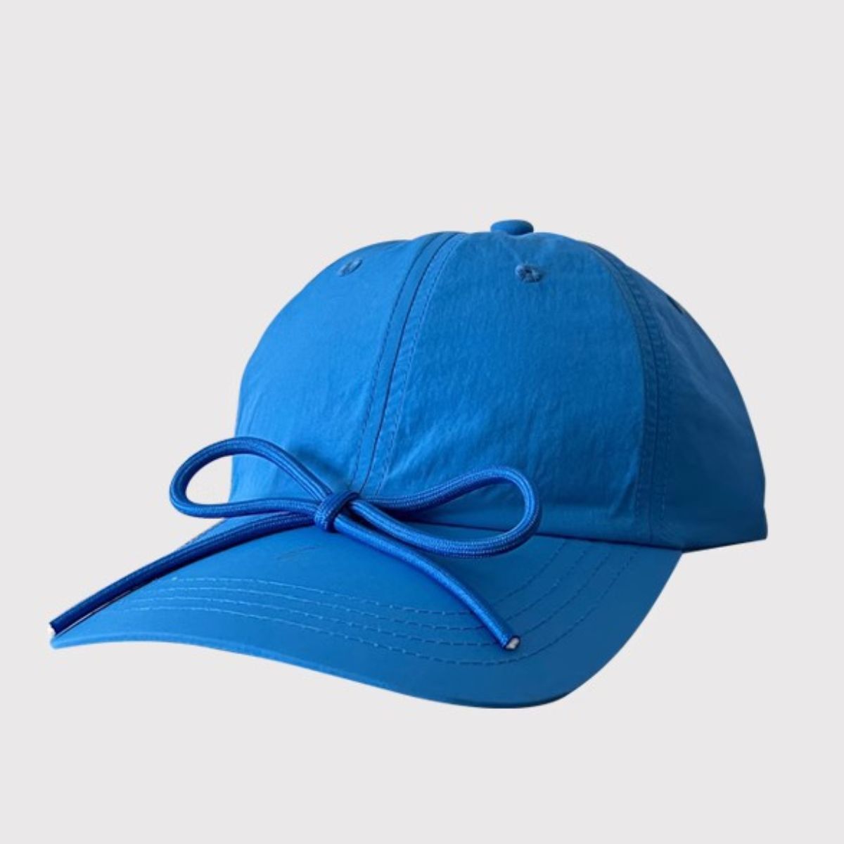 Bow Trim Adjustable Baseball Cap - T - 7 COLORS -