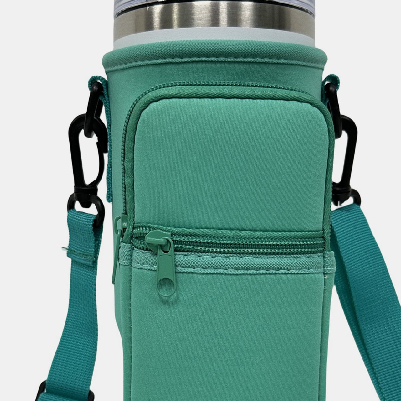 40 Oz Insulated Tumbler Cup Sleeve With Adjustable Shoulder Strap - T - 7 COLORS / 3 PATTERNS -