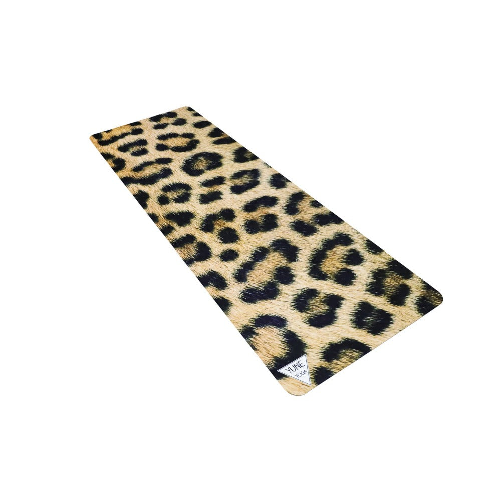 Foldable Suede Yoga Mat Leopard Yune Yoga Travel Mat -