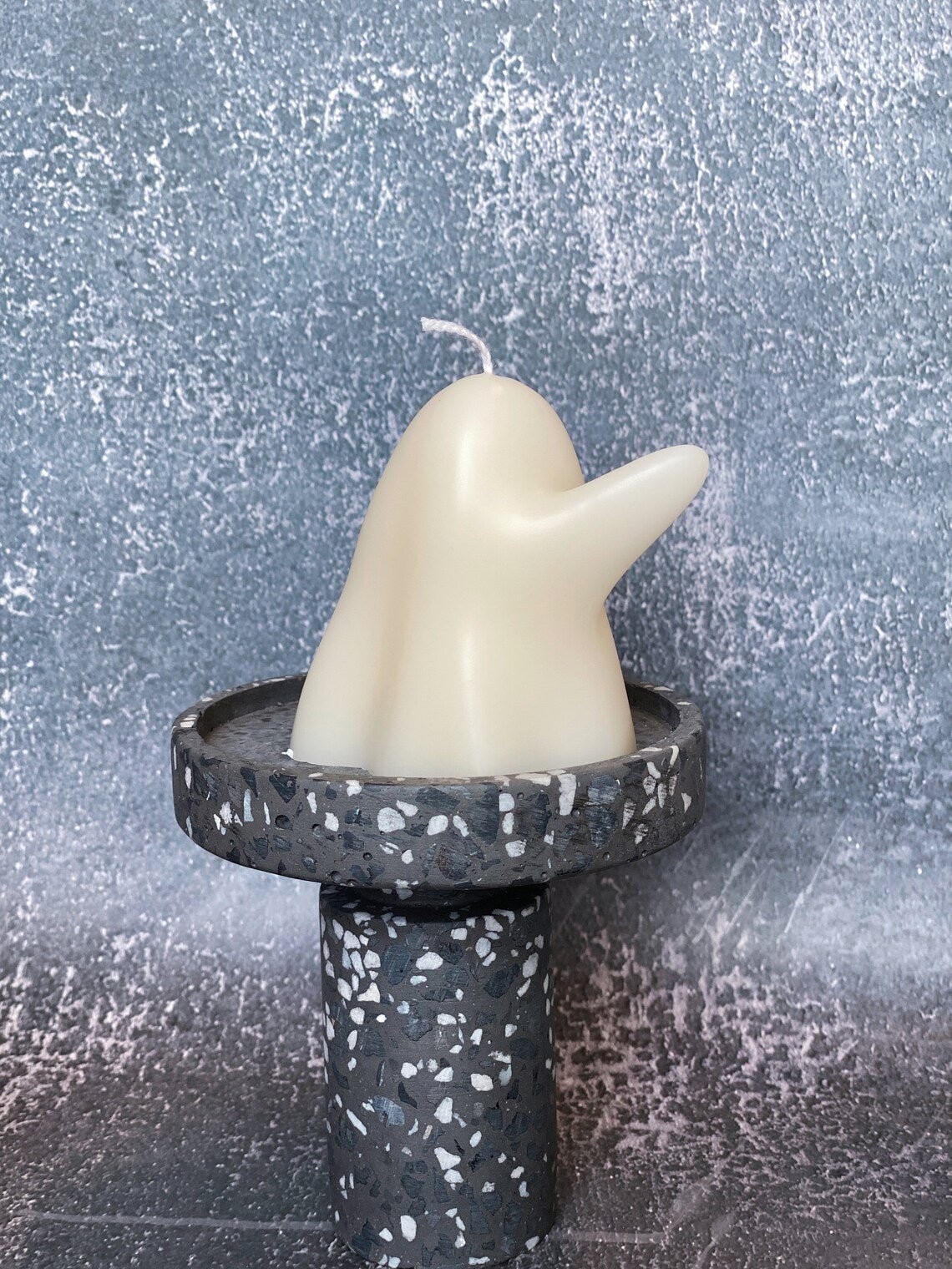 Cute Ghost Handmade Soy Wax Candle - 3 COLORS - 3 FRAGRENCES -