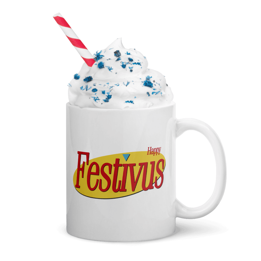 Happy Festivus for the Rest of Us, Seinfeld Mug - 2 SIZES - 1 COLOR -