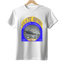 Thumbnail for Galactic Odyssey T-Shirt, Daily Spaceship T-Shirt, Alien Tee - 2 COLORS -