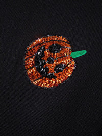 Thumbnail for Plus Size Sequin Pumpkin Round Neck Sweater - XL THRU 4XL ONLY - T - 1 COLOR -