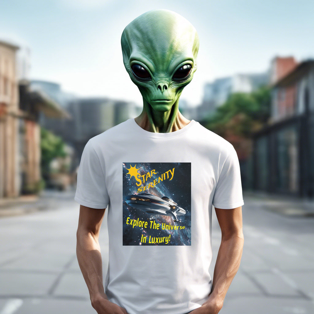 Star Serenity T-Shirt, Alien Tee, Daily Spaceship T-Shirt - 2 COLORS -