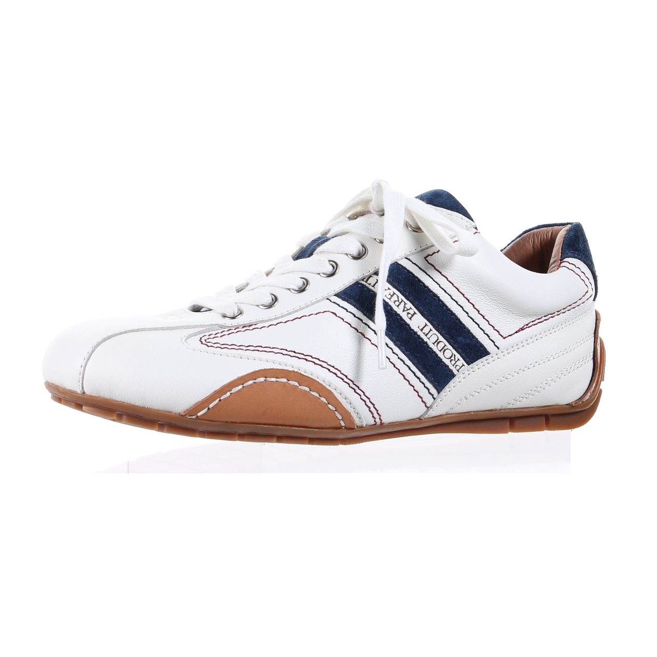 Leather Sneaker-Navy - 1 COLOR -