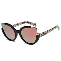 Thumbnail for Cramilo - LENOX | Women Cut Out Round Cat Eye Fashion Style Vogue Sunglasses - 4 COLORS -