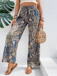 Thumbnail for Printed Wide Leg Pants - Beach or Everyday - T - 5 COLORS -