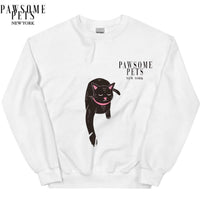 Thumbnail for Sweatshirt - Black Cat - 7 COLORS -