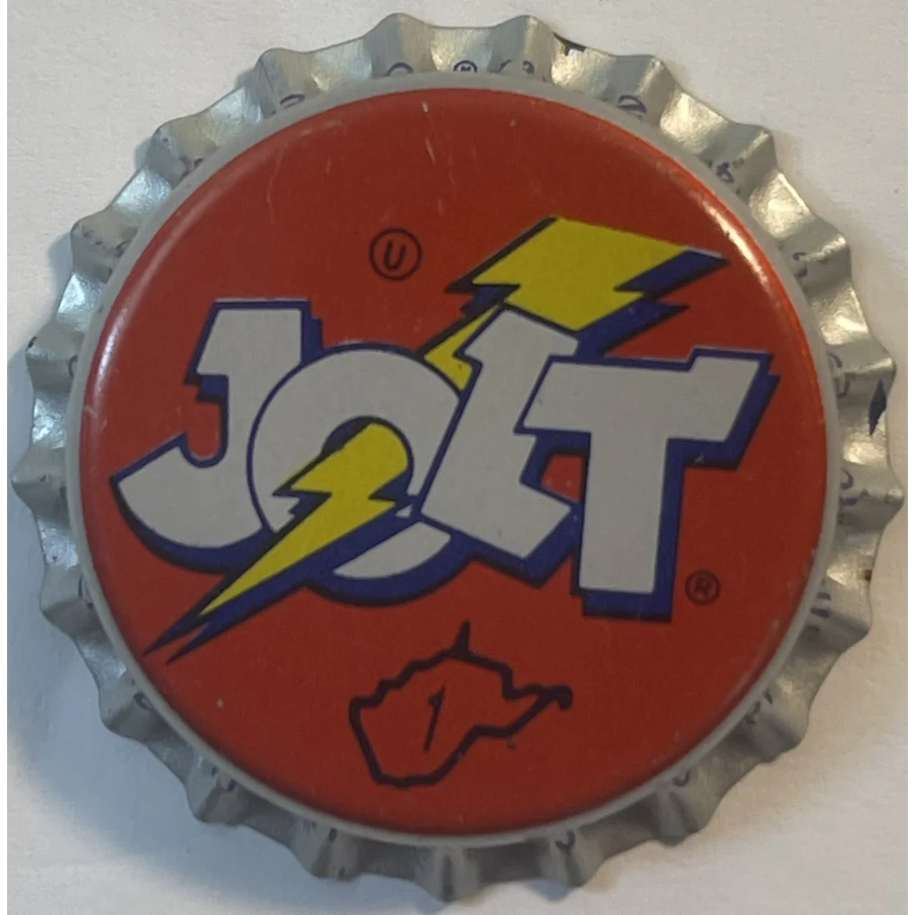 Rare Vintage 1980s Jolt Cola Bottle Cap, Rochester, NY, Amazing Cap!