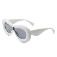 Thumbnail for Cramilo - Argo - Oversized Y2K Inflated Frame One Piece Lens Sunglasses - 6 COLORS -