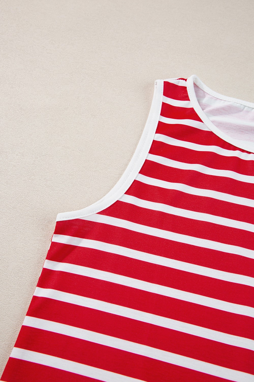 US Flag Round Neck Tank - T - 1 COLOR -