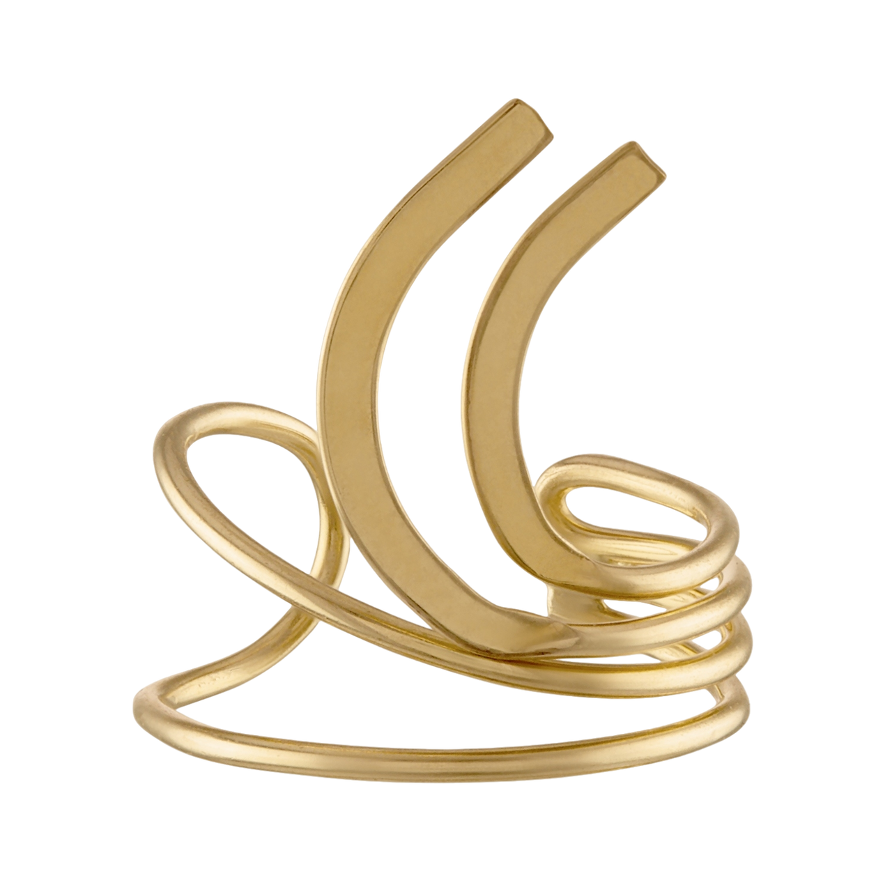 Zahav - 10K Solid Gold Fancy Ear Cuff -