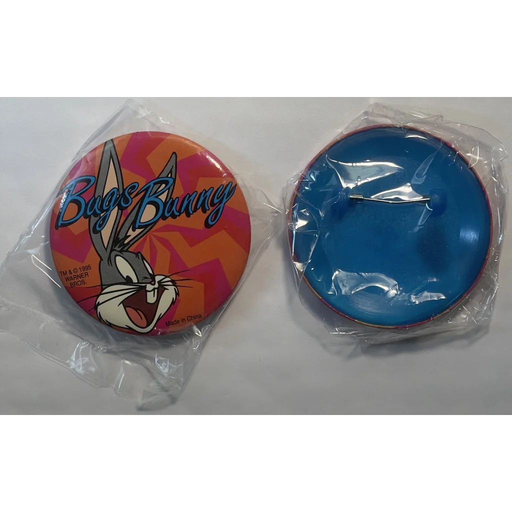 Vintage 1995 Looney Tunes Pin, Bugs Bunny, Unopened in Package!