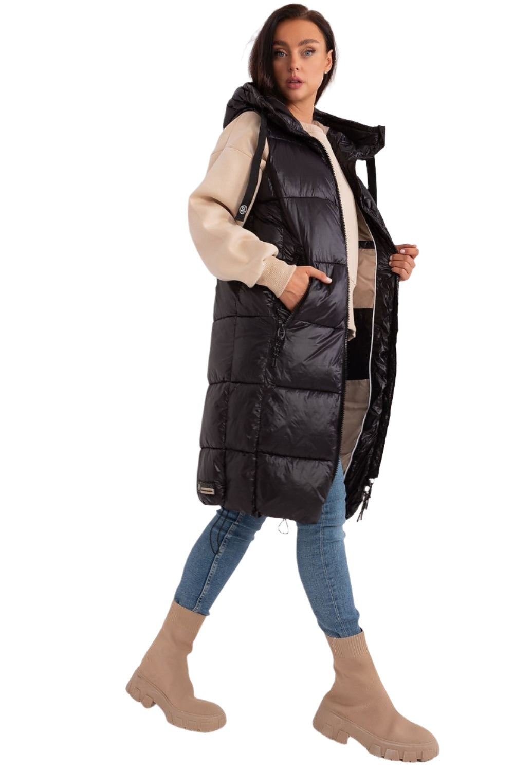 Sublevel - Hooded Gilet vest - 1 COLOR -