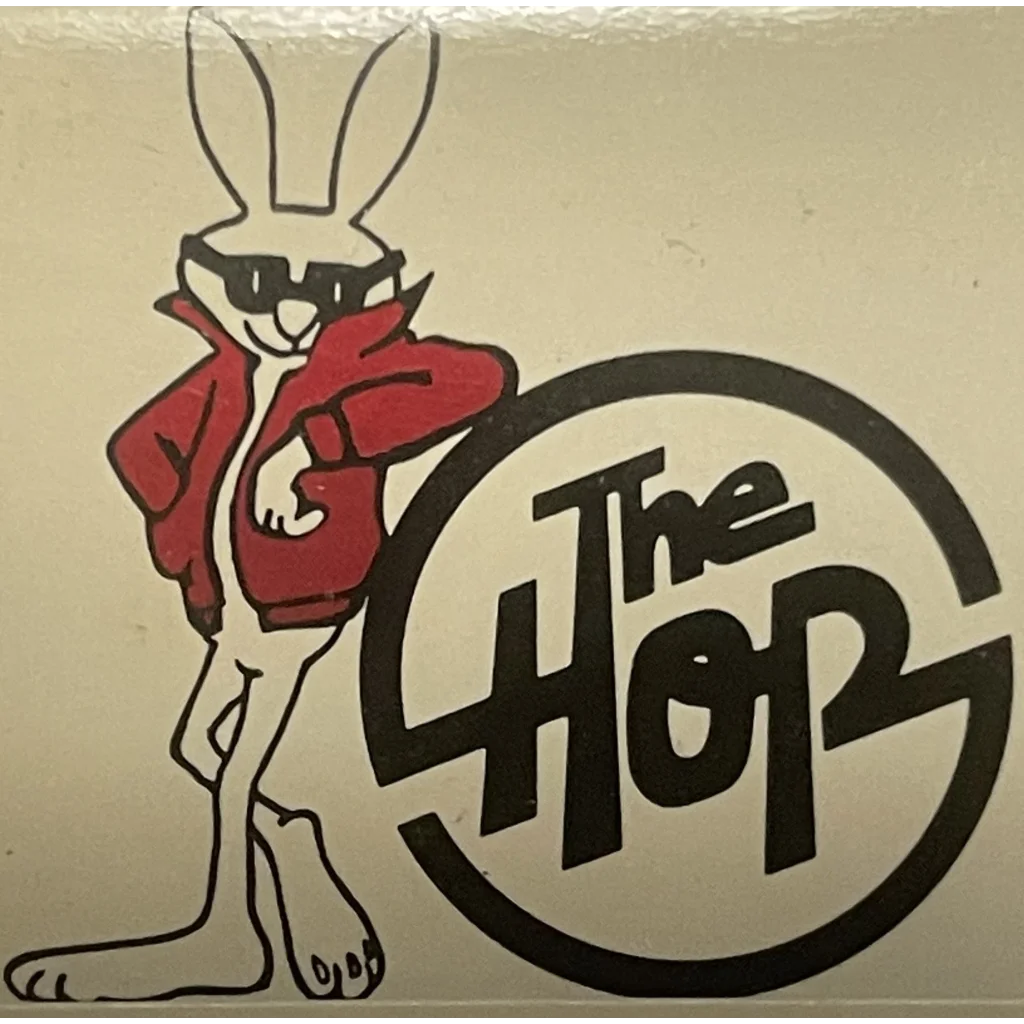 Vintage 🐰 the Hop Night Club Full Matchbook, Amazing 1950s Rabbit! 🐇