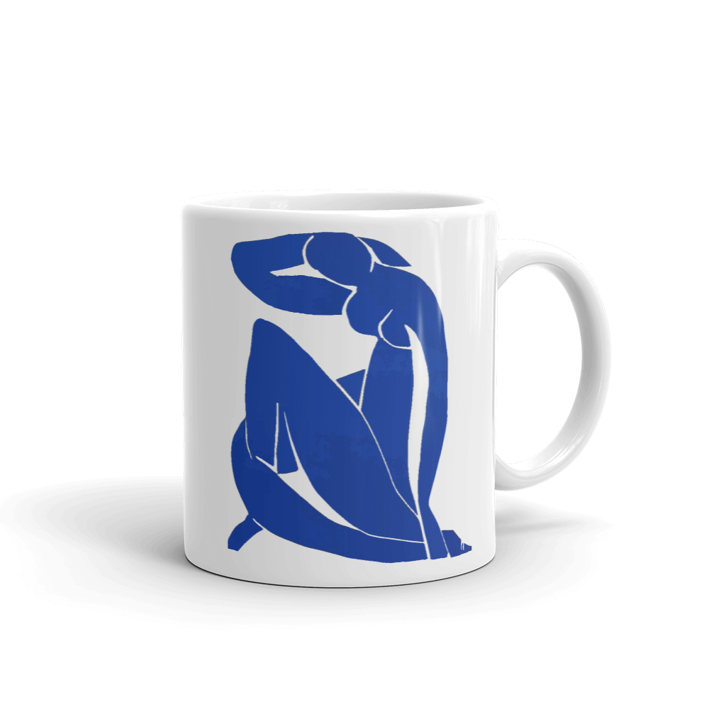 Henri Matisse Blue Nude 1952 Artwork Mug - 2 SIZES - 1 COLOR -